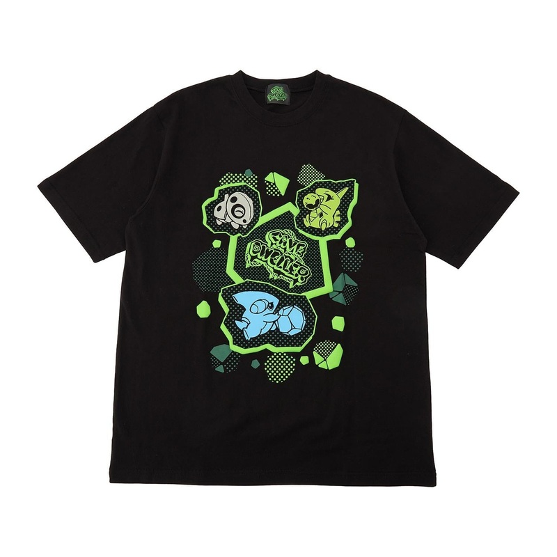 Larvitar & Aron & Gible T-shirt (M) CAVE DWELLER