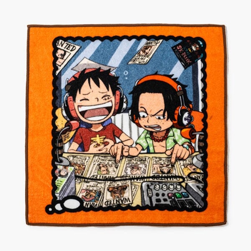 Luffy & Ace Hand Towel - Mugiwara Space - ONE PIECE