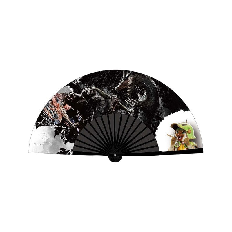Monster Wall Art Folding Fan - Monster Hunter Bridge