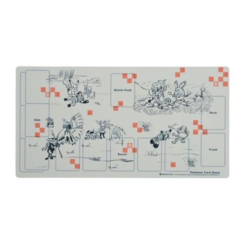 Rubber Playmat Pokemon Caricature
