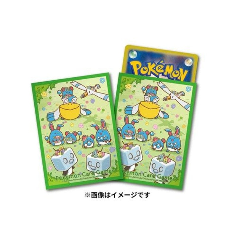 Card Sleeves Flower Crown And Marill Pokmon Card Game