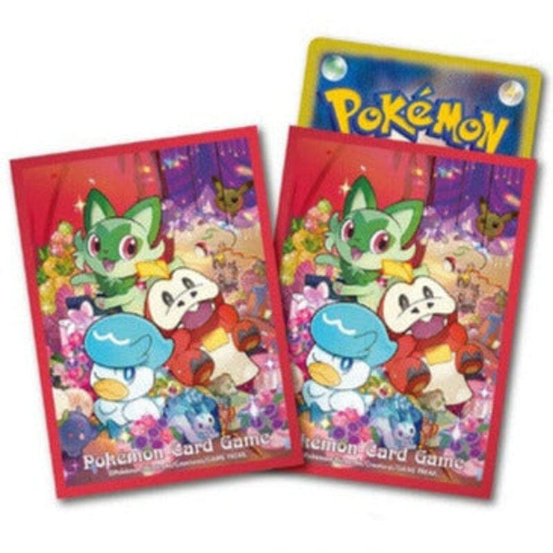 Card Sleeves Sprigatito Fuecoco Quaxly Gift Pokmon Card Game