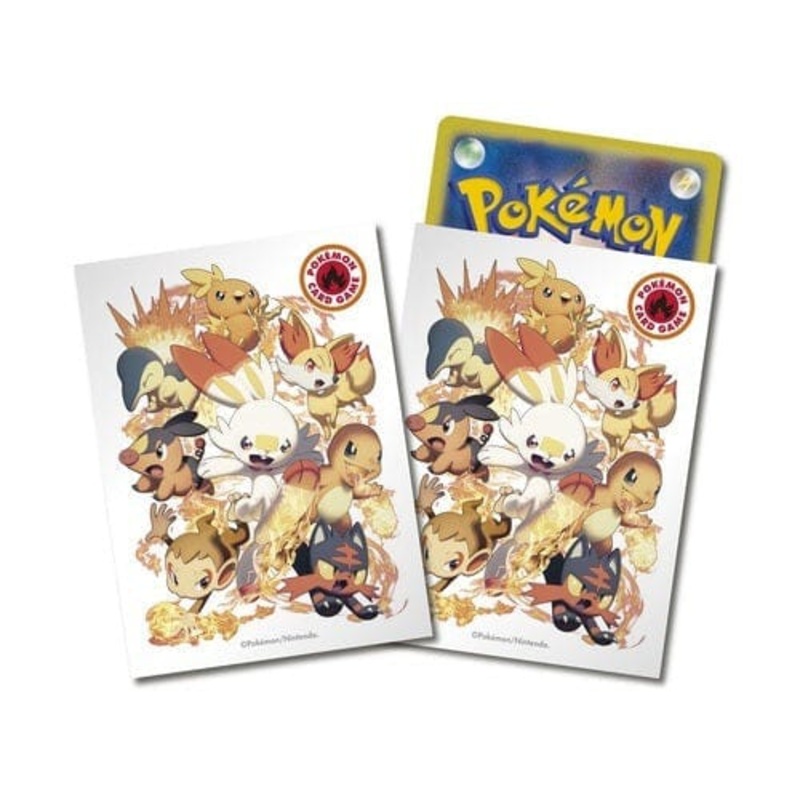 Card Sleeves Starters Fire Pokmon Card Game