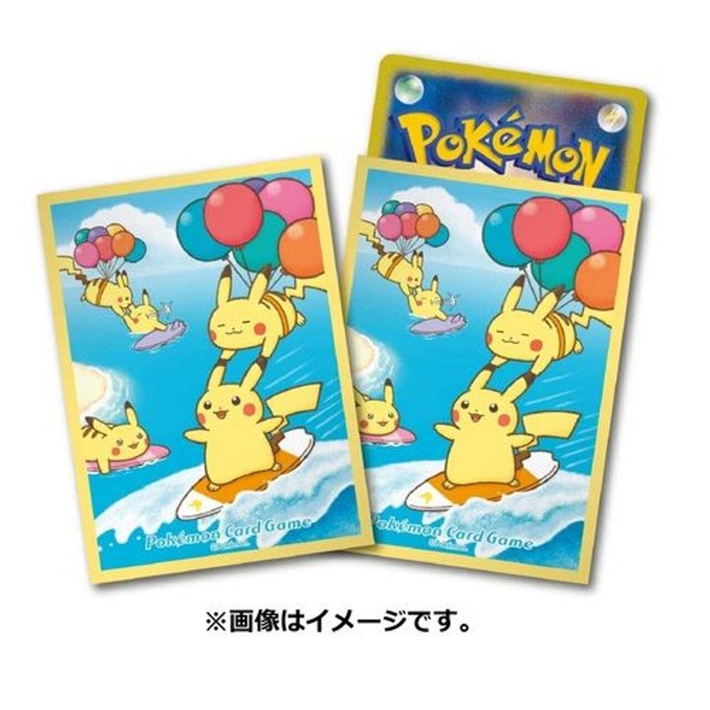 Card Sleeves Surfing and Flying Pikachu Pokmon Card Game