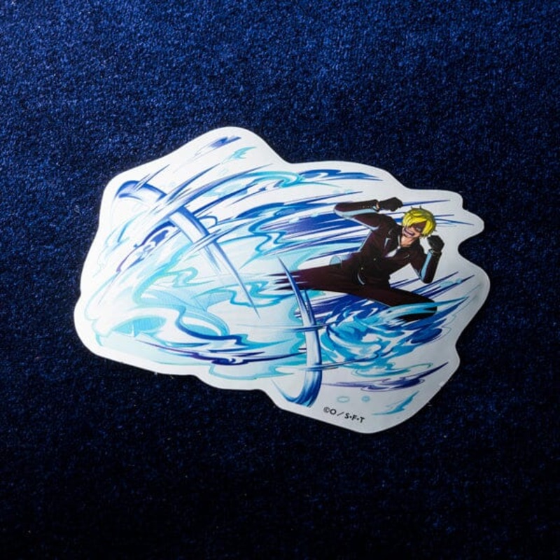Sanji Metallic Sticker (Special move) - ONE PIECE