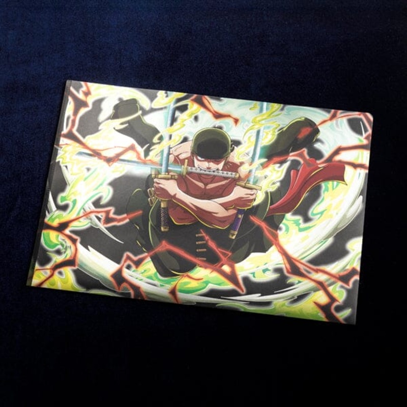 Zoro Metallic Clear File (Special move) - ONE PIECE