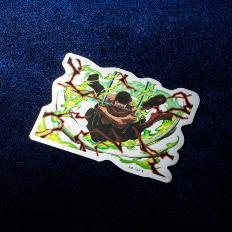 Zoro Metallic Sticker (Special move) - ONE PIECE