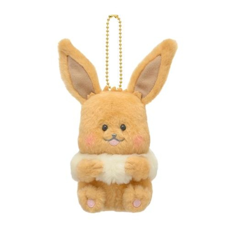 Eevee Mascot Plush Keychain Repoto Kaitene!