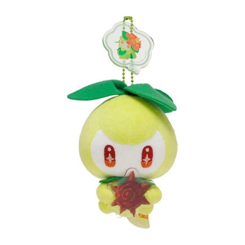 Mascot Plush Keychain SHINKA NO ISHI Petilil & Sun Stone - Lilligant