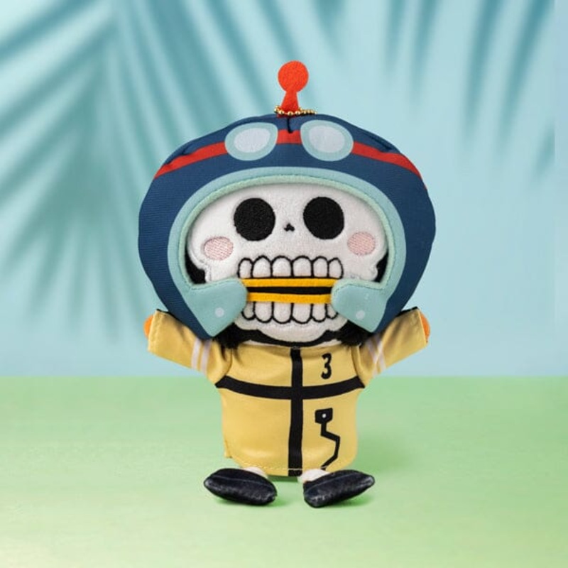 Brook Plush Keychain Banzai! (Egghead Ver.) - ONE PIECE