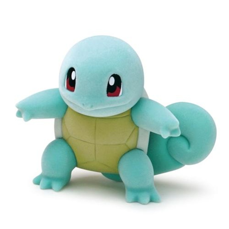 Flocking Doll Squirtle Figure