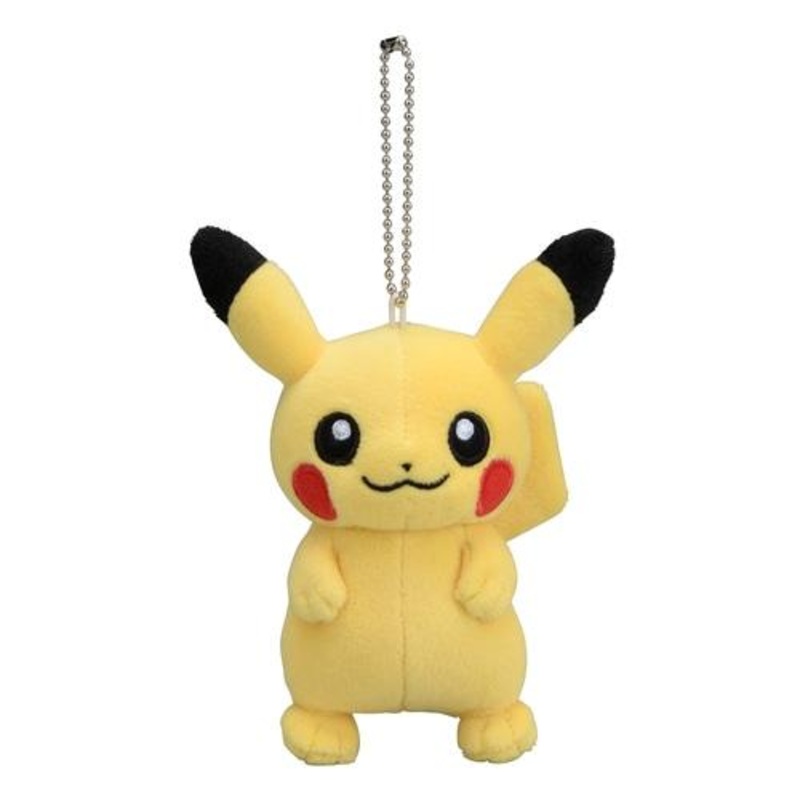 Pikachu Mascot Plush Keychain