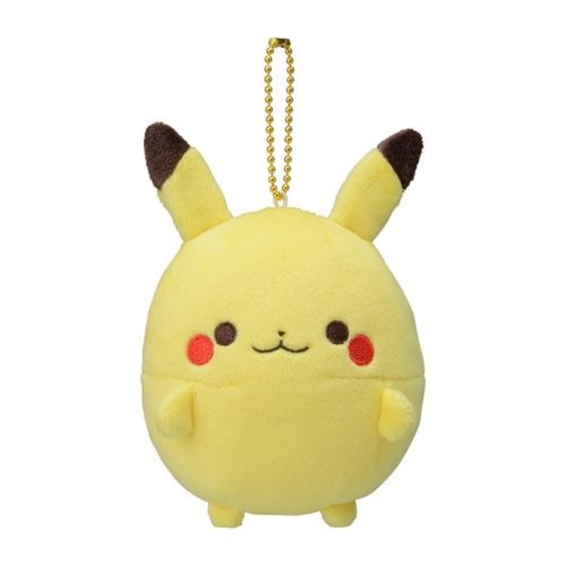Pikachu Mascot Plush Keychain Mugyutto