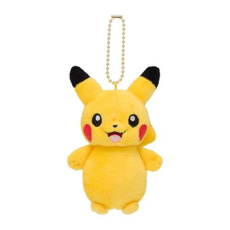 Pikachu PikaPika Mascot Plush Keychain