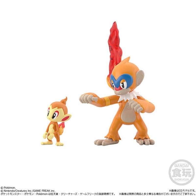 Chimchar & Monferno Pokmon Scale World Figure Sinnoh Region 20