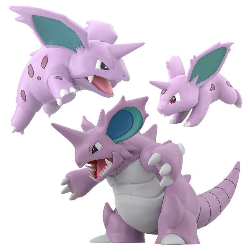 Nidoran, Nidorino, Nidoking Figures Pokmon Scale World Kanto Region