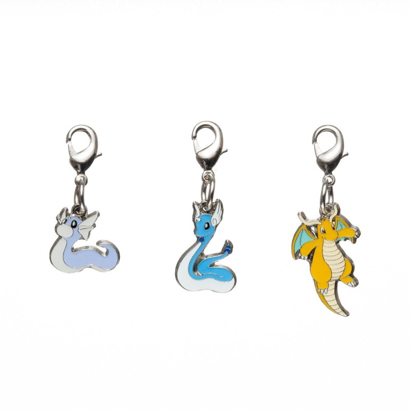 Dratini, Dragonair, Dragonite - National Pokdex Metal Charm #146, #147, #148
