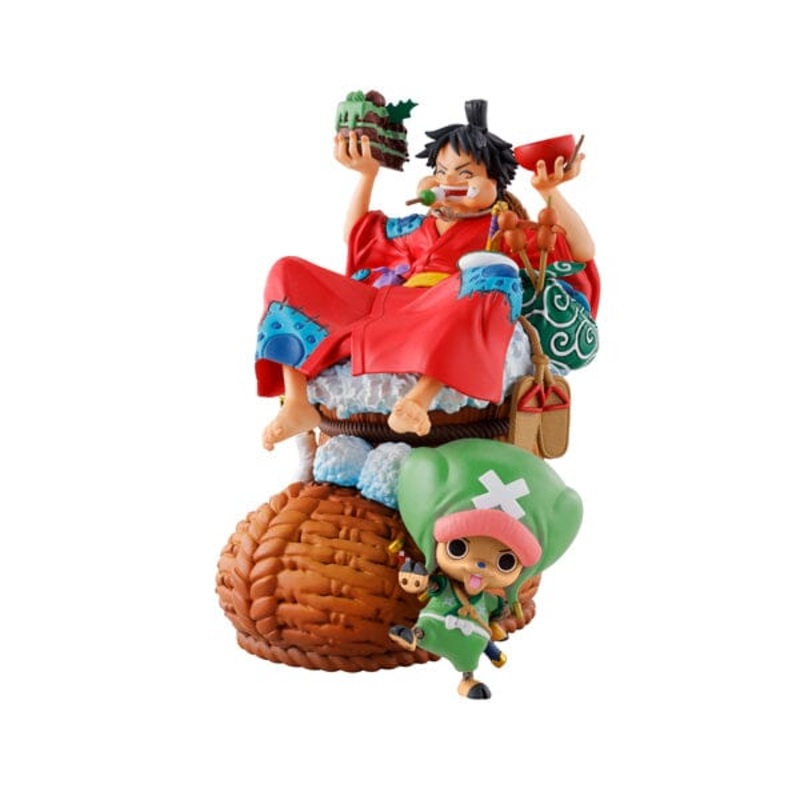 Luffy & Chopper Figure Puchirama DX LOGBOX RE BIRTH 01 ONE PIECE