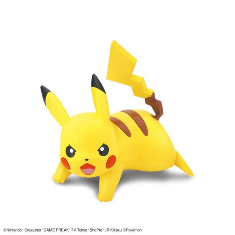 Pikachu -Battle Pose- Figure Pokmon PLAMO (Plastic Model)  No.03 Collection Quick!!