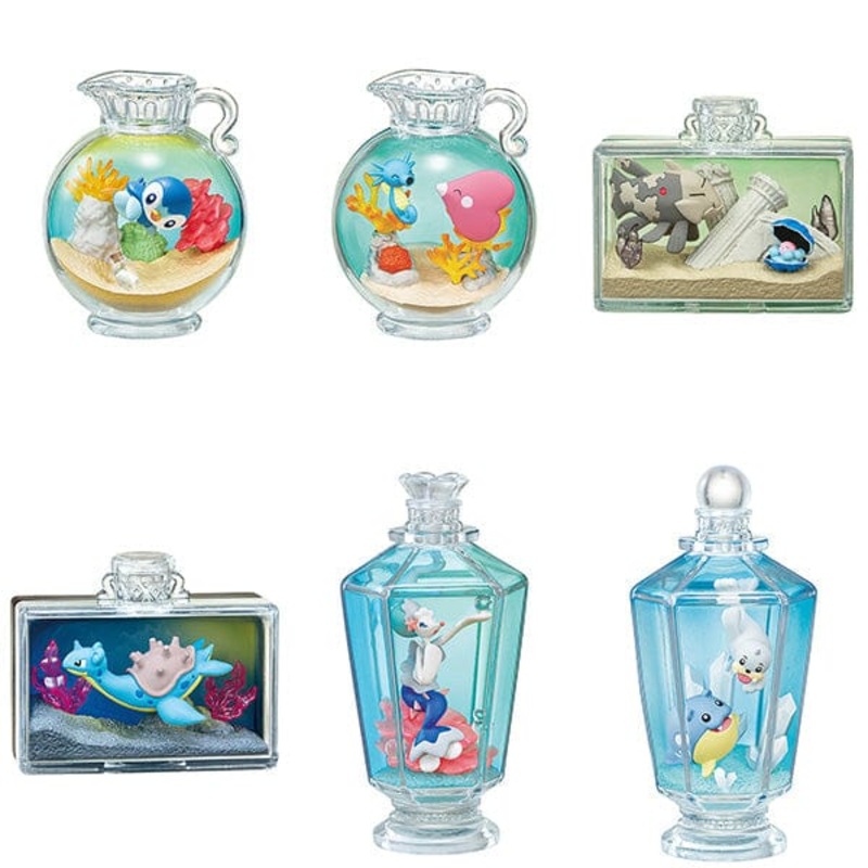 Pokmon Aqua Bottle Collection 2 Figure - Sparkling Seaside Memories (BOX) RE-MENT