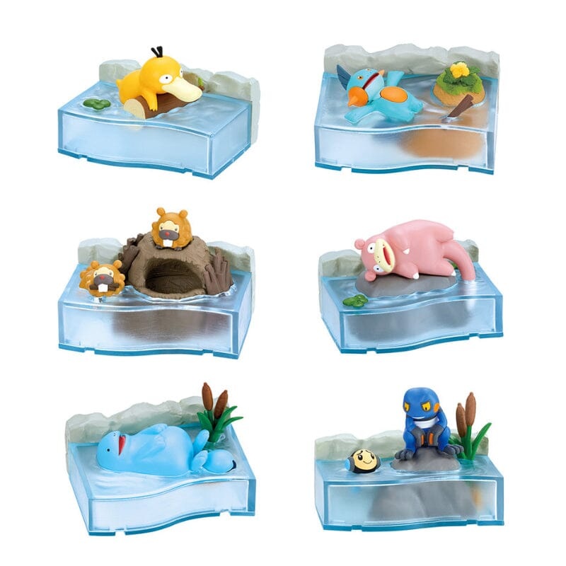 Pokmon Nonbiri Time Figure - Taking a Break at the River (1 Pcs) RE-MENT