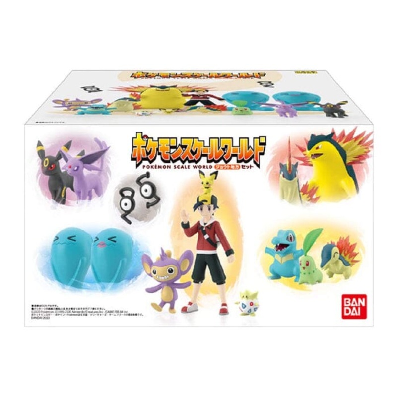 Pokmon Scale World Figure Johto Set (Box) Region BANDAI
