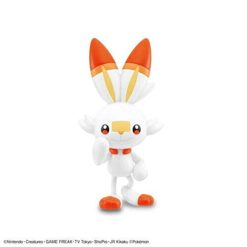 Scorbunny Figure Pokmon PLAMO (Plastic Model) No.05 Collection Quick!!