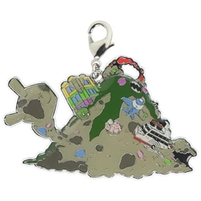 Garbodor Gigantamax Keychain Metal Charm