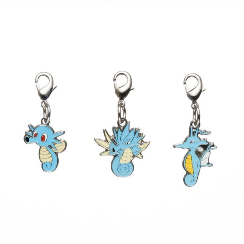 Horsea, Seadra, Kingdra - National Pokdex Metal Charm #116, #117, #230