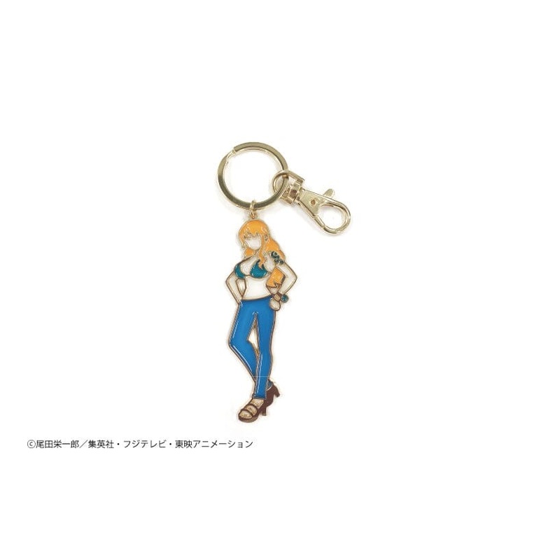 Nami Stained Glass Style Keychain - ONE PIECE