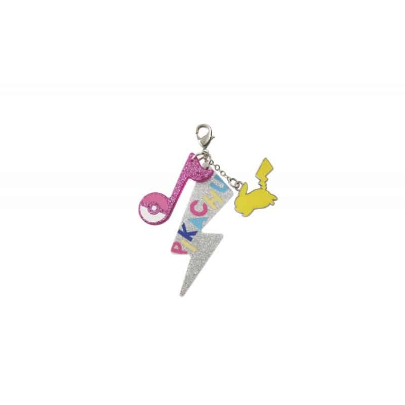 Pikachu Metal Charm Keychain "NO LIMIT parade" 2023 Universal Studios Japan