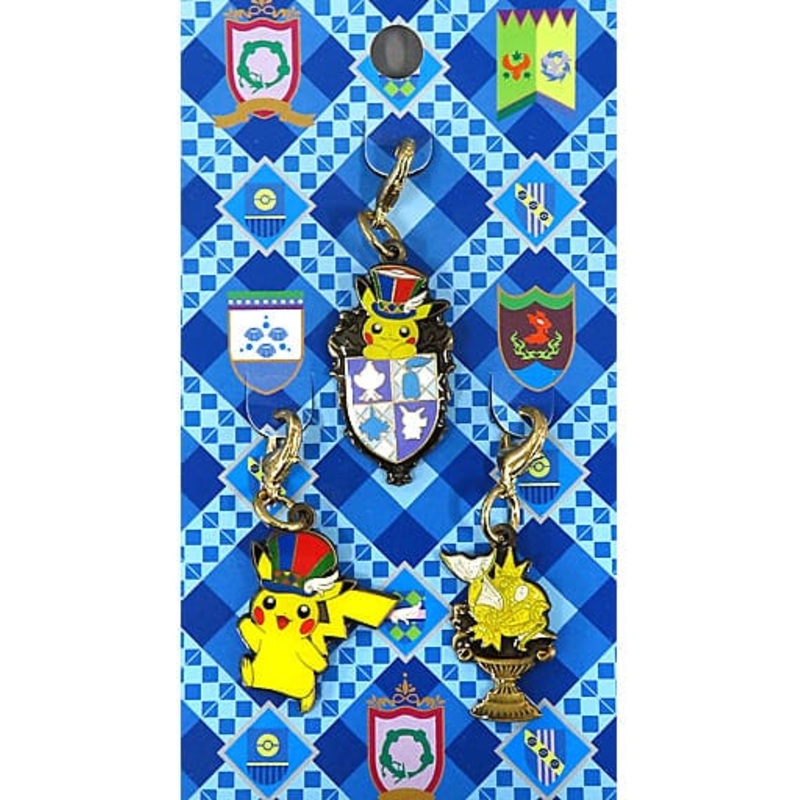 Pikachu, Shiny Magikarp Metal Charm Keychain Set Nagoya