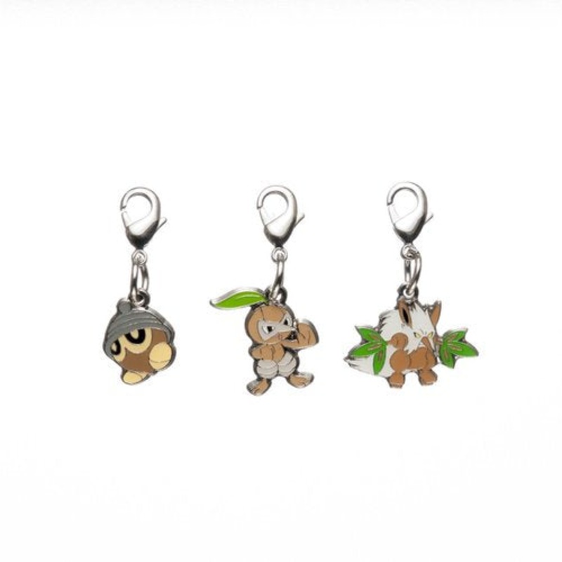 Seedot, Nuzleaf, Shiftry - National Pokdex Metal Charm #273, #274, #275