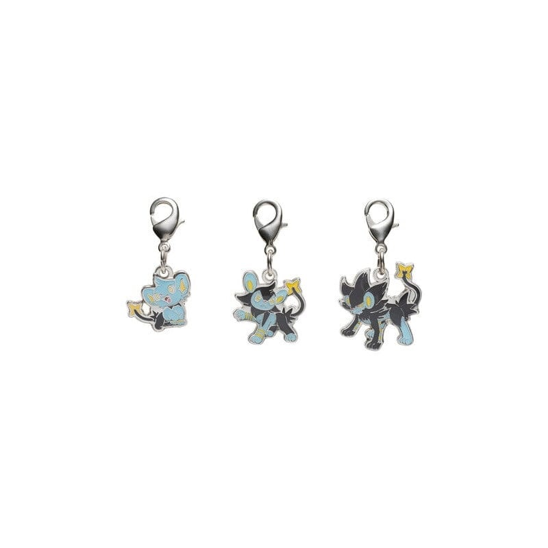 Shinx, Luxio, Luxray - National Pokdex Metal Charm Keychain #403, #404, #405