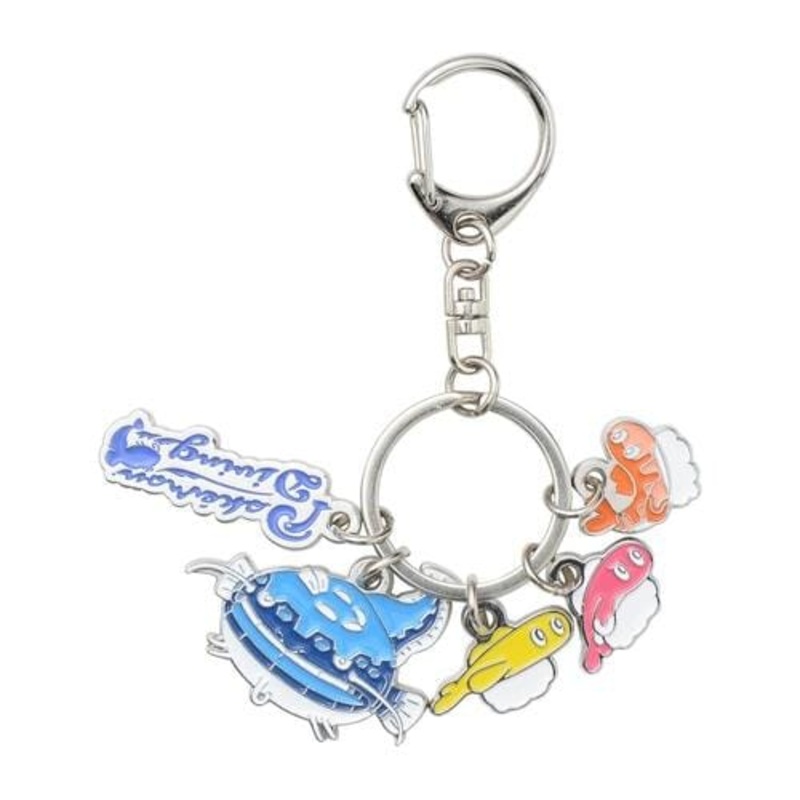 Tatsugiri Metal Keychain Pokmon Diving