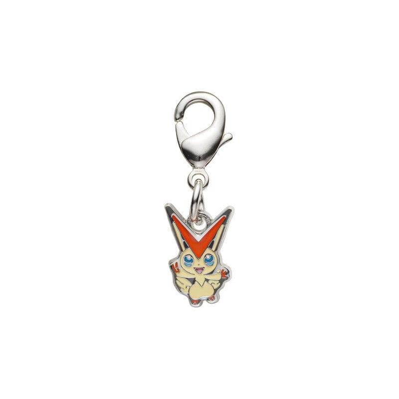 Victini - National Pokdex Metal Charm Keychain #494