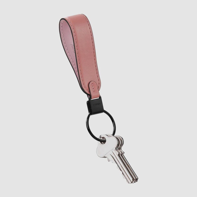 Loop Keychain - Leather - Cotton Candy
