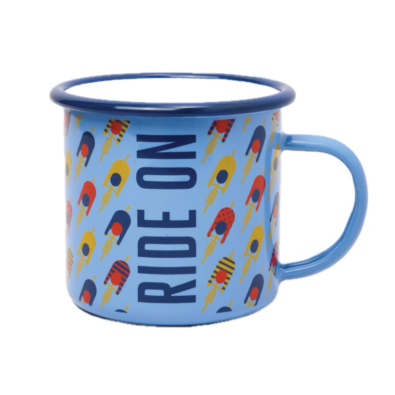 Cycling Enamel Mug 500ml
