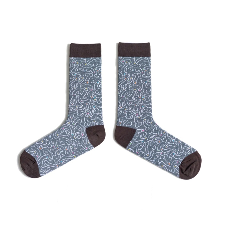 Fine Penis Art - Grey - Mens