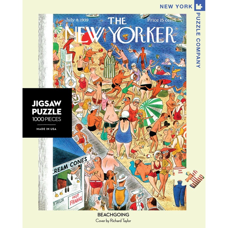 NEW YORKER PUZZLE - 1000 Pc Puzzle  Beach Going