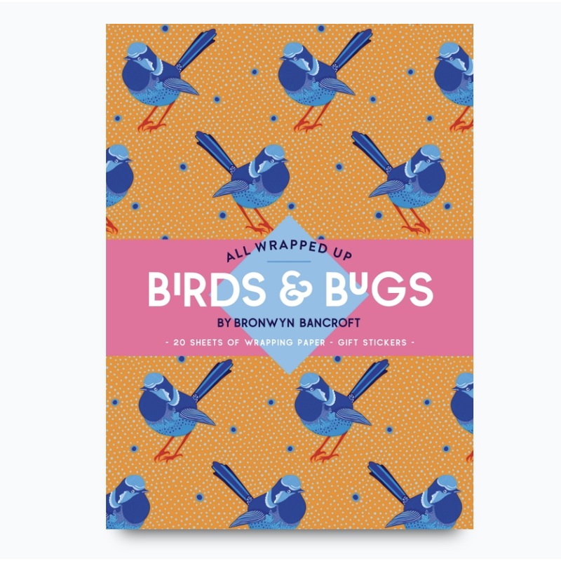 Birds & Bugs - A Wrapping Paper Book