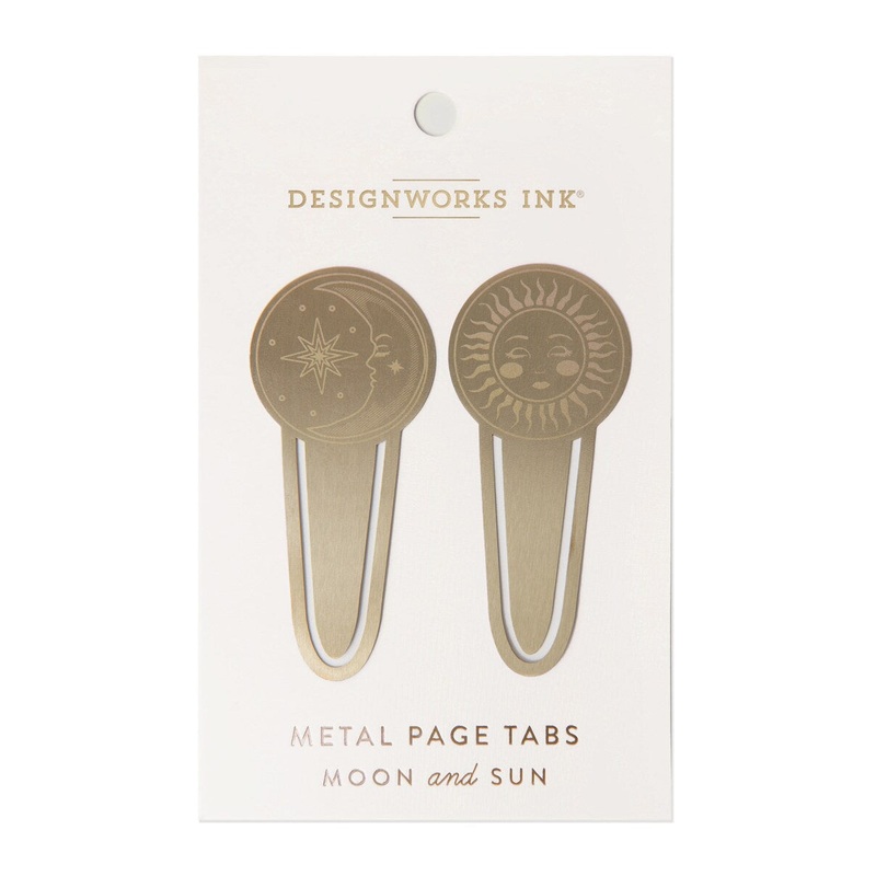 Brass Page Tabs - Celestial