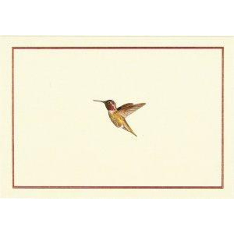 NOTE CARD- HUMMINGBIRD FLIGHT
