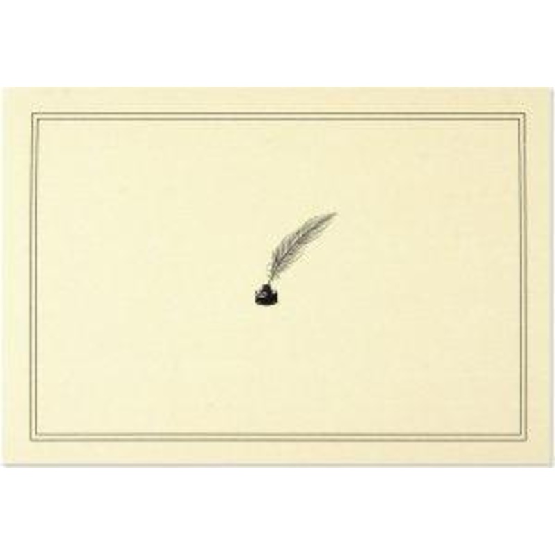 NOTE CARDS- QUILL PEN AND INK