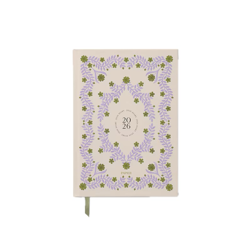 Papier - 2026 A5 Planner - Hard Cover - Weekly - Italian Summer Dusty Sage