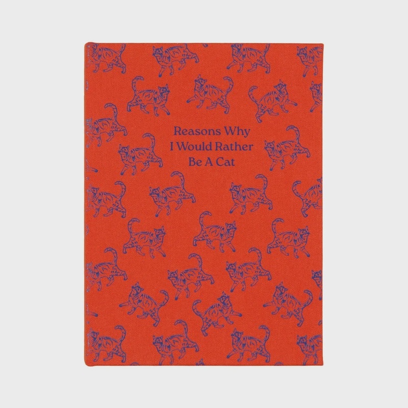 Reasons Why I Would Rather Be A Cat Bookstyle Notepad