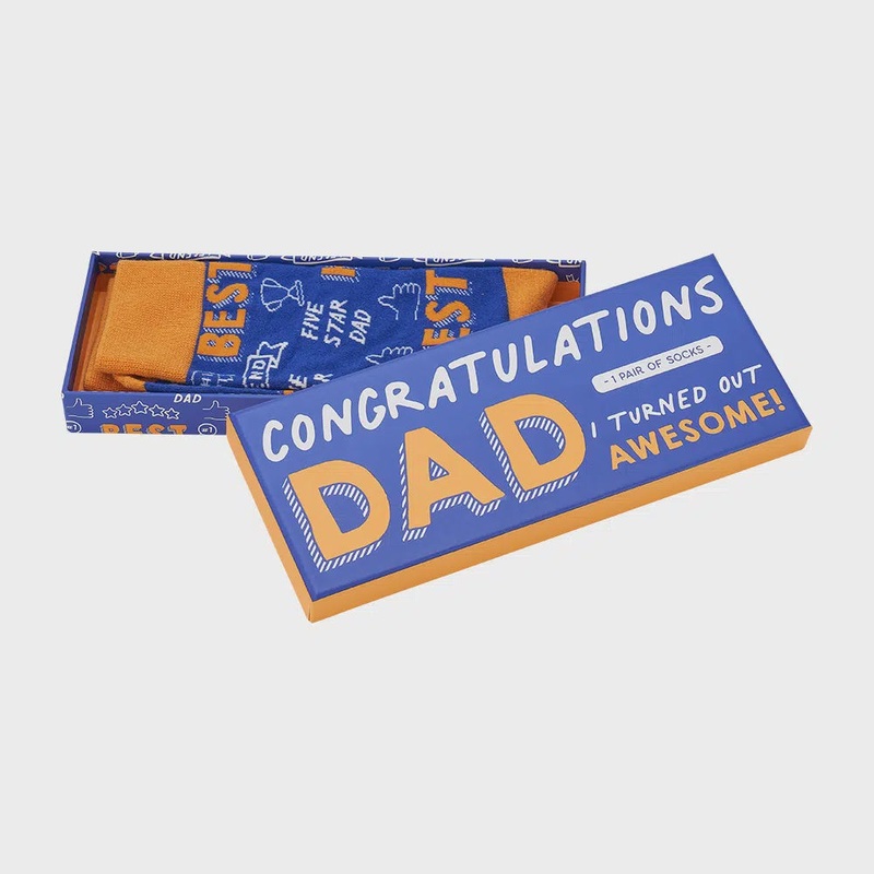 Socks  Boxed  Congratulations Dad