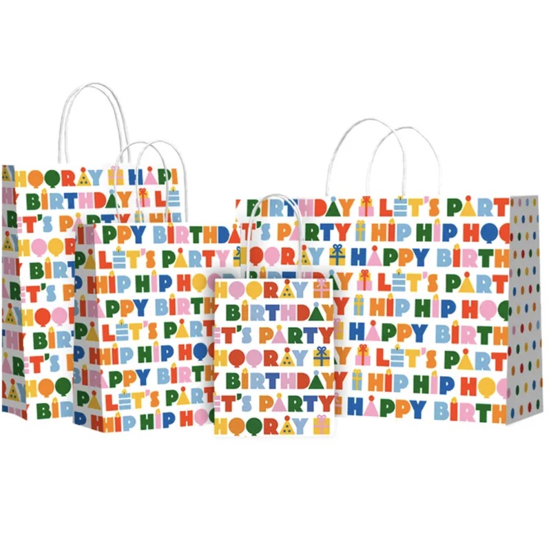 Twisted Handle Bags - Hip Hip Hooray