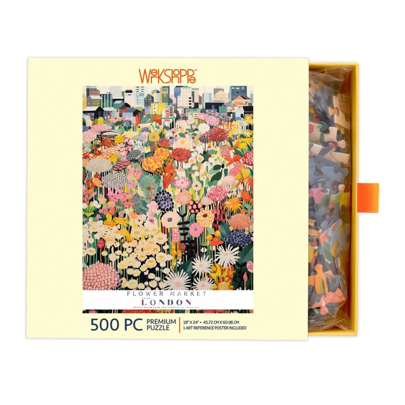 WerkShoppe 500 Pc Puzzle  London Flower Market