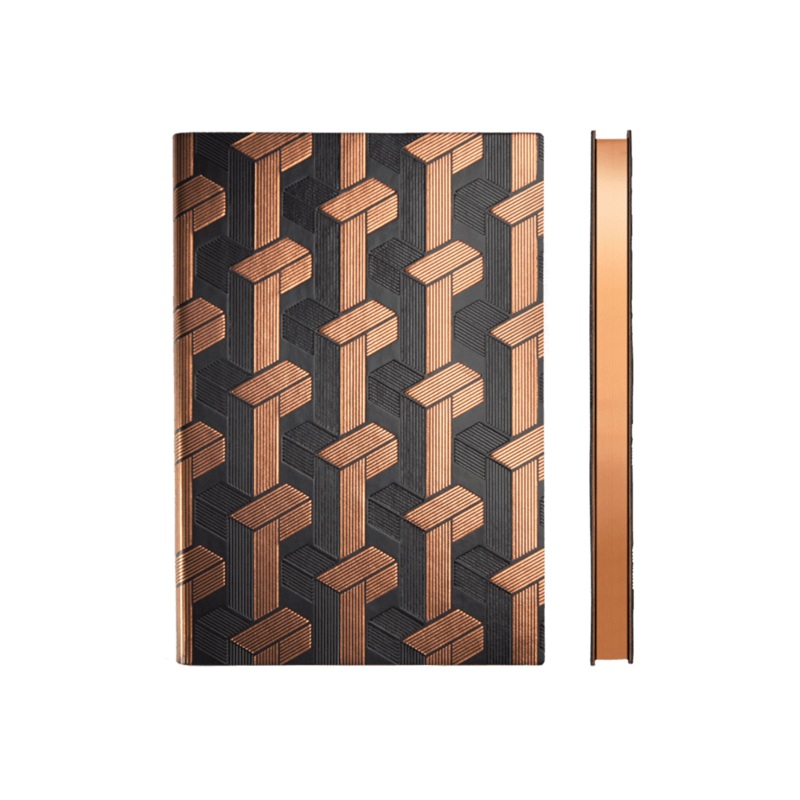 Art Deco Notebook - A5 Weave Dot